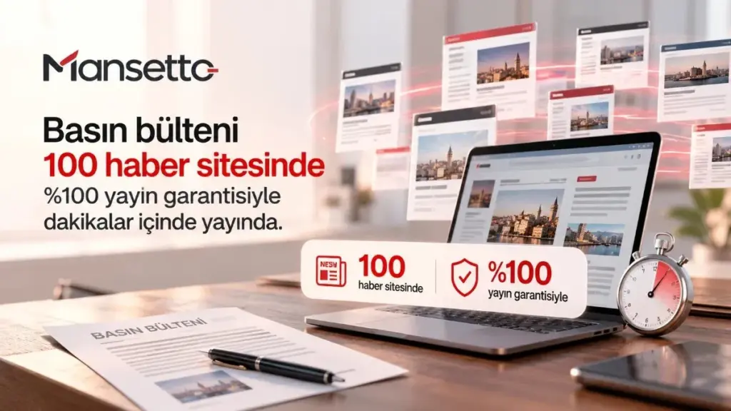 Ajanslar ve markalar için basın bültenlerini 100 haber sitesine anında aktaran sistem duyuruldu