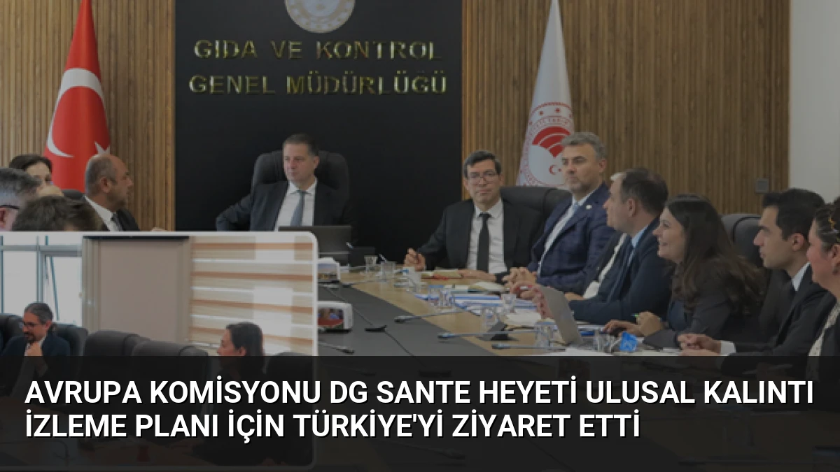 Avrupa Komisyonu DG SANTE Heyeti Ulusal Kalıntı İzleme Planı İçin Türkiye’yi Ziyaret Etti