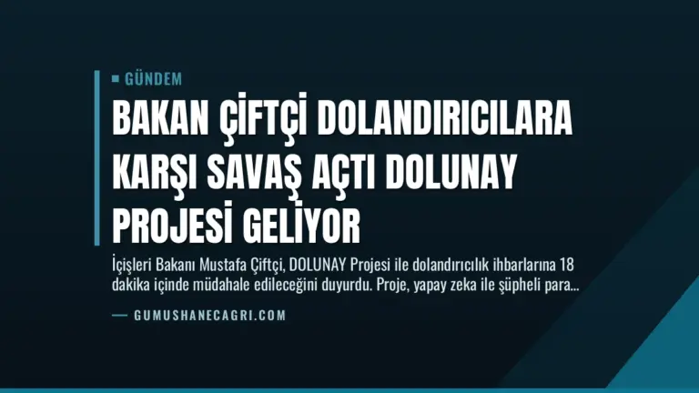 Bakan Çiftçi Dolandırıcılara Karşı Savaş Açtı DOLUNAY Projesi Geliyor