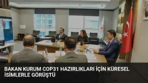 Bakan Kurum COP31 Hazırlıkları İçin Küresel İsimlerle Görüştü