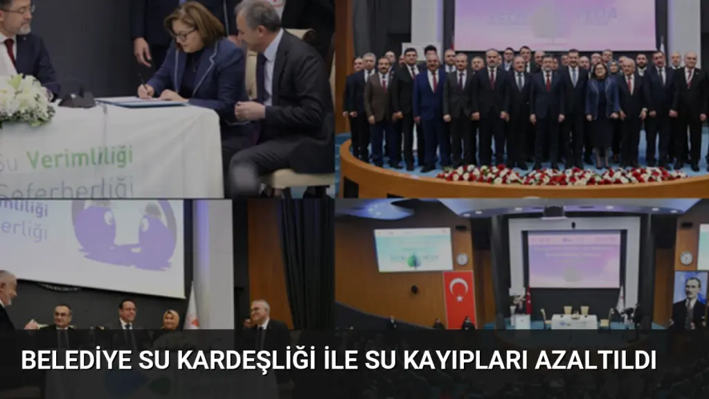 Belediye Su Kardeşliği ile Su Kayıpları Azaltıldı