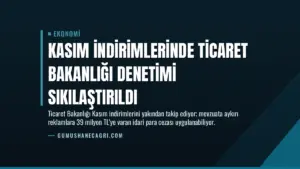 Kasım İndirimlerinde Ticaret Bakanlığı Denetimi Sıkılaştırıldı