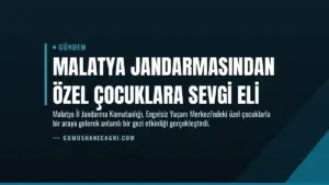 Malatya Jandarmasından Özel Çocuklara Sevgi Eli
