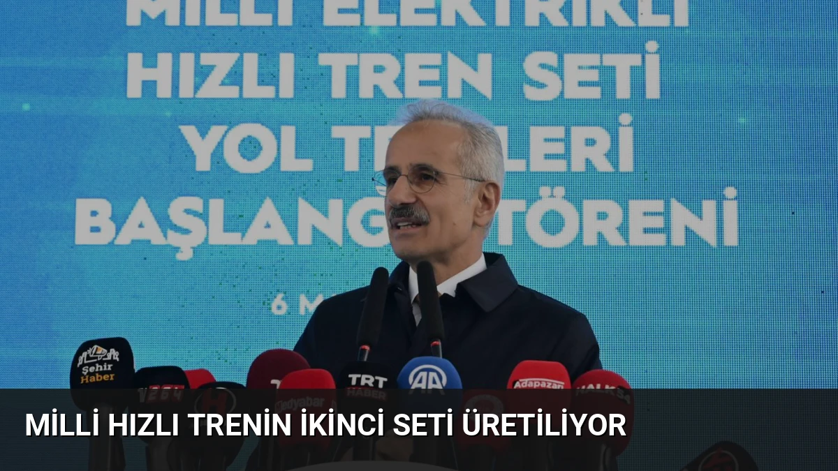 Milli Hızlı Trenin İkinci Seti Üretiliyor