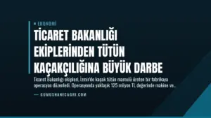 Ticaret Bakanlığı Ekiplerinden Tütün Kaçakçılığına Büyük Darbe