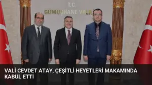 Vali Cevdet Atay, Çeşitli Heyetleri Makamında Kabul Etti