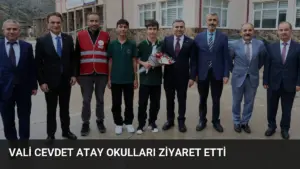 Vali Cevdet Atay Okulları Ziyaret Etti