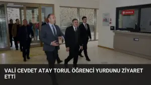 Vali Cevdet Atay Torul Öğrenci Yurdunu Ziyaret Etti